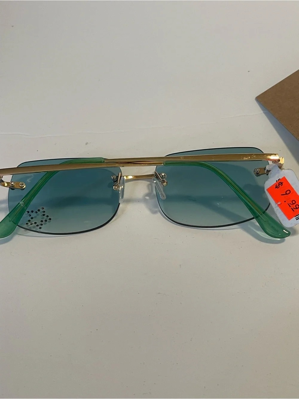 Urban Outfitters Sunglasses Bundle of Two Blue Yellow Rhinestones Y2K NWT